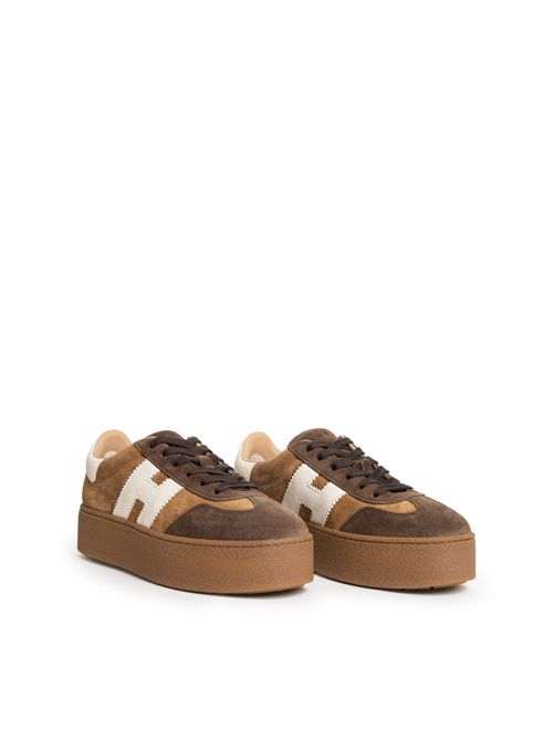 Sneakers Cool in suede Marrone HOGAN | HXW6980FB6T TQ70MB7